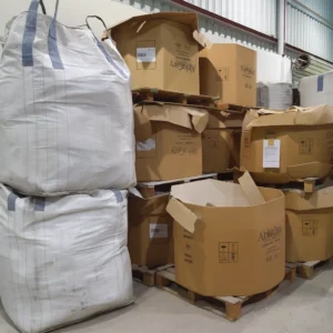 Medical archive X-ray film collected from hospitals for safe disposal and recycling