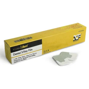 Dental X-Ray Film Unused dental X-ray film ready for recycling and safe disposal